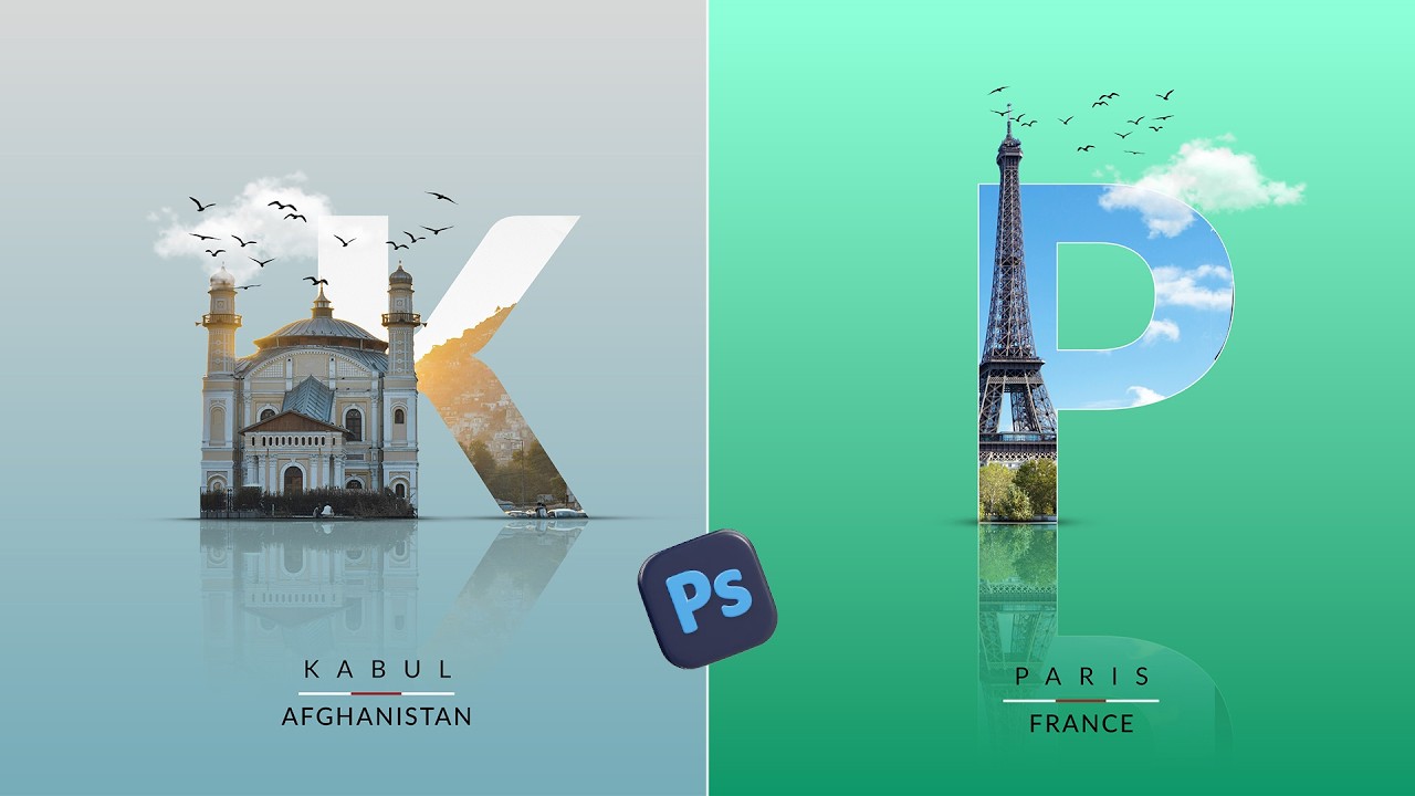 How to Make Creative Text Mask Poster in Photoshop