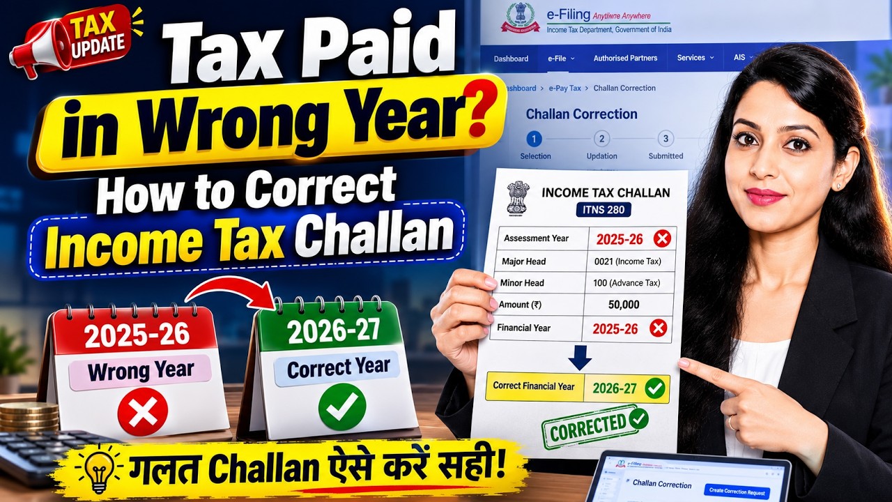 Don't Pay Tax Again! Correct Your Income Tax Challan Online | Income Tax Challan Correction Online