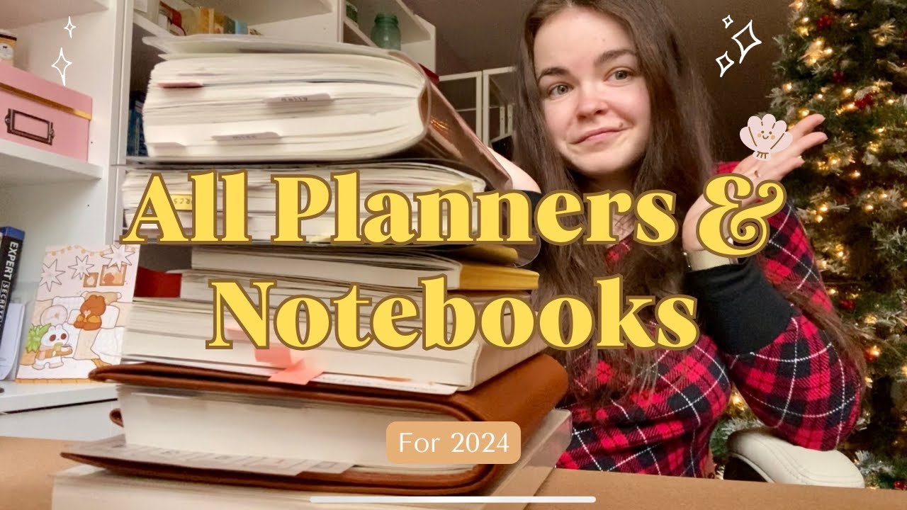 HUGE 2024 Planner Lineup | Everything I use for 2024 👀 | Hobonichi, Stalogy & more