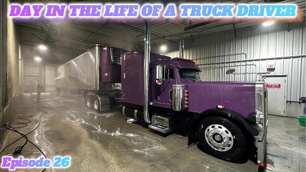 Working Hard As A Truck Driver In America|Day In Life Of A LTL Delivery Driver|Detroit Cold Start|