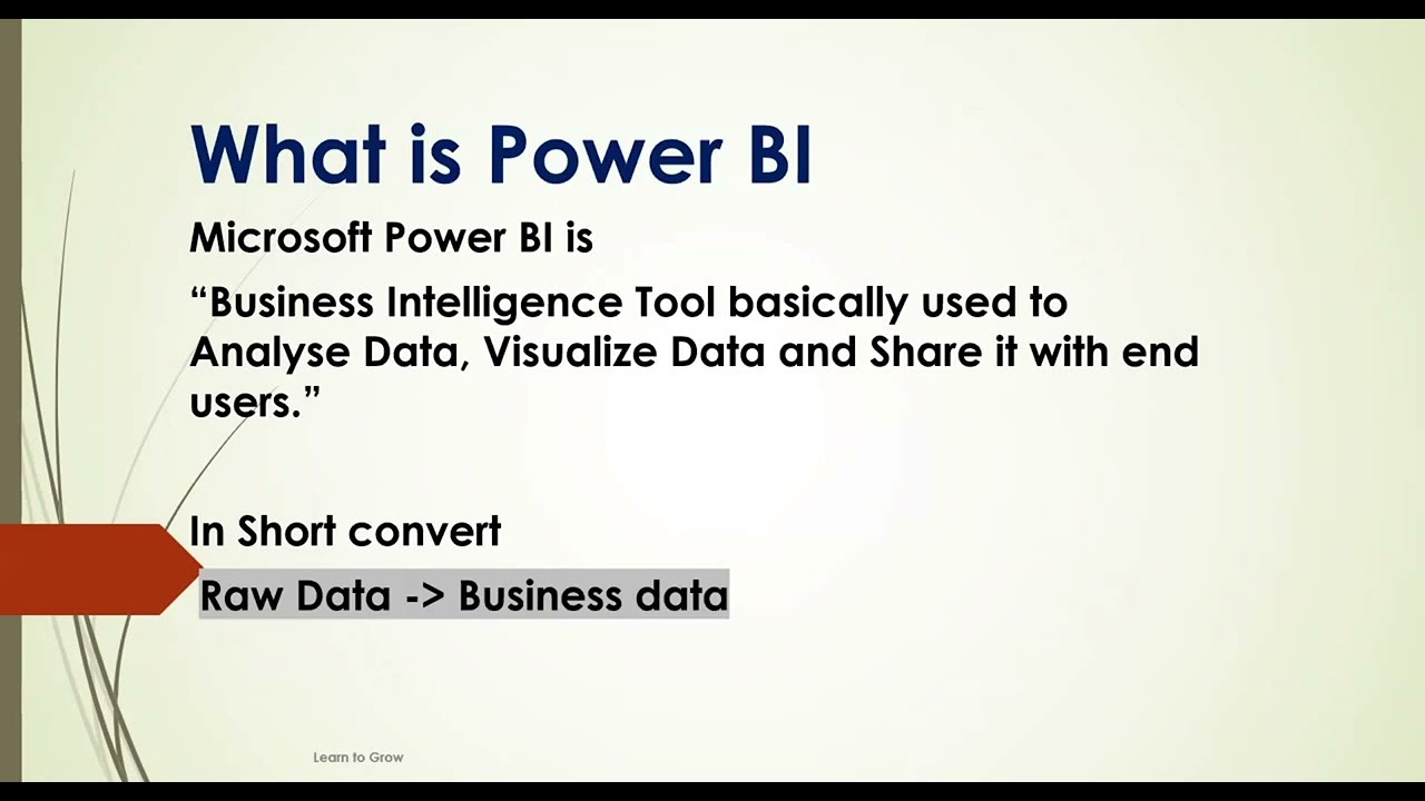 1# Power BI   Introduction in Hindi   Every excel user, Report Developer must know in Hindi