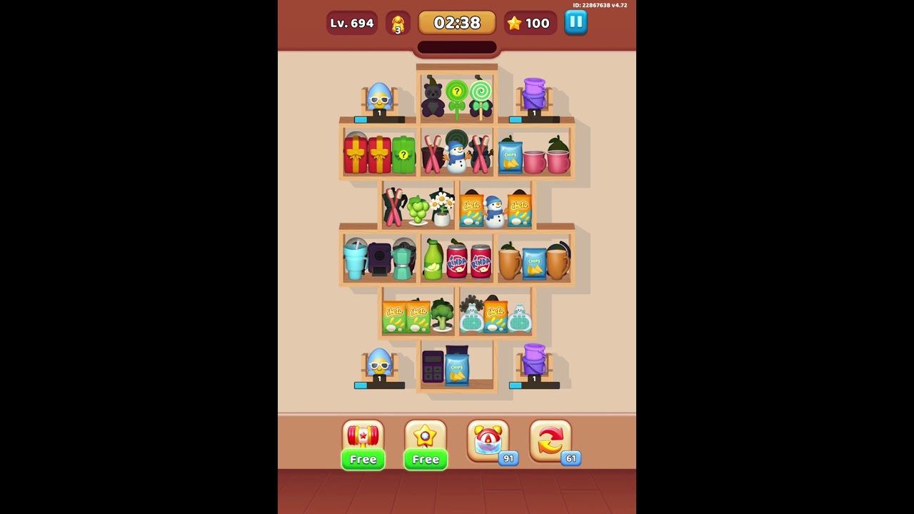 Goods sorting level 694