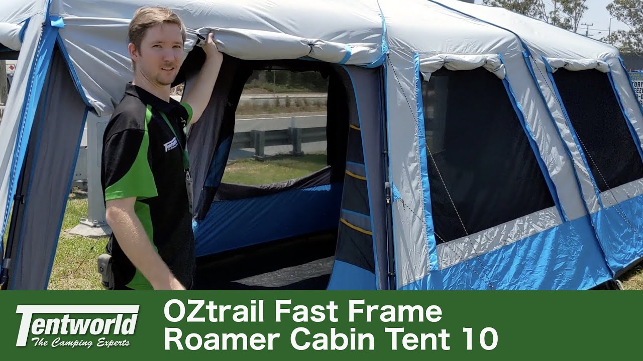 OZtrail Fast Frame Roamer Cabin 10 Tent Walkthrough, Features & Specs