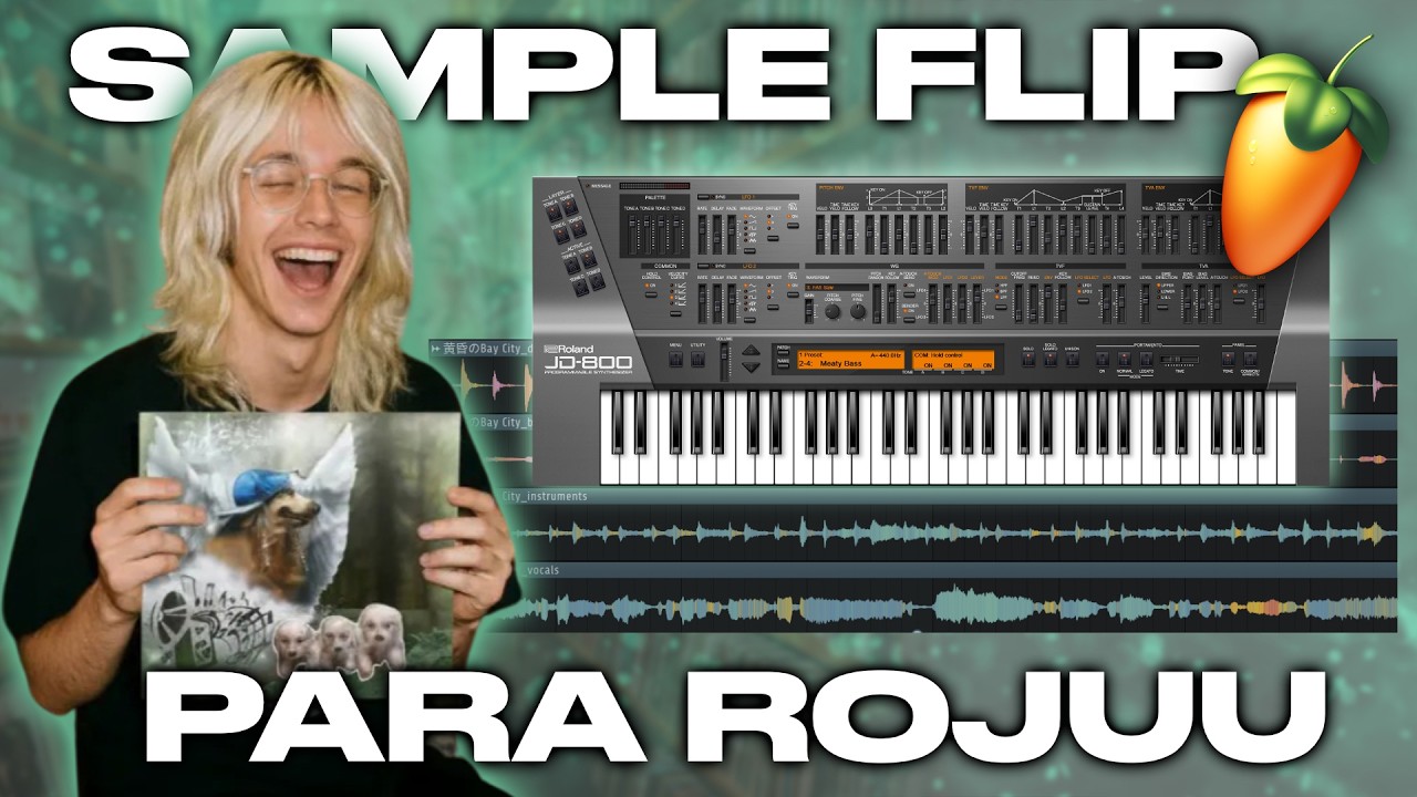 como SAMPLEAR en FL STUDIO (ROJUU TYPE BEAT)