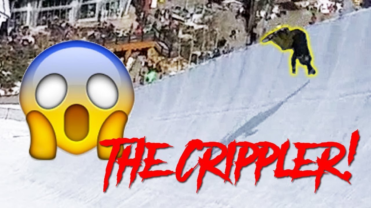 THE SCARIEST SNOWBOARD TRICK I'VE LEARNED IN THE HALF PIPE...