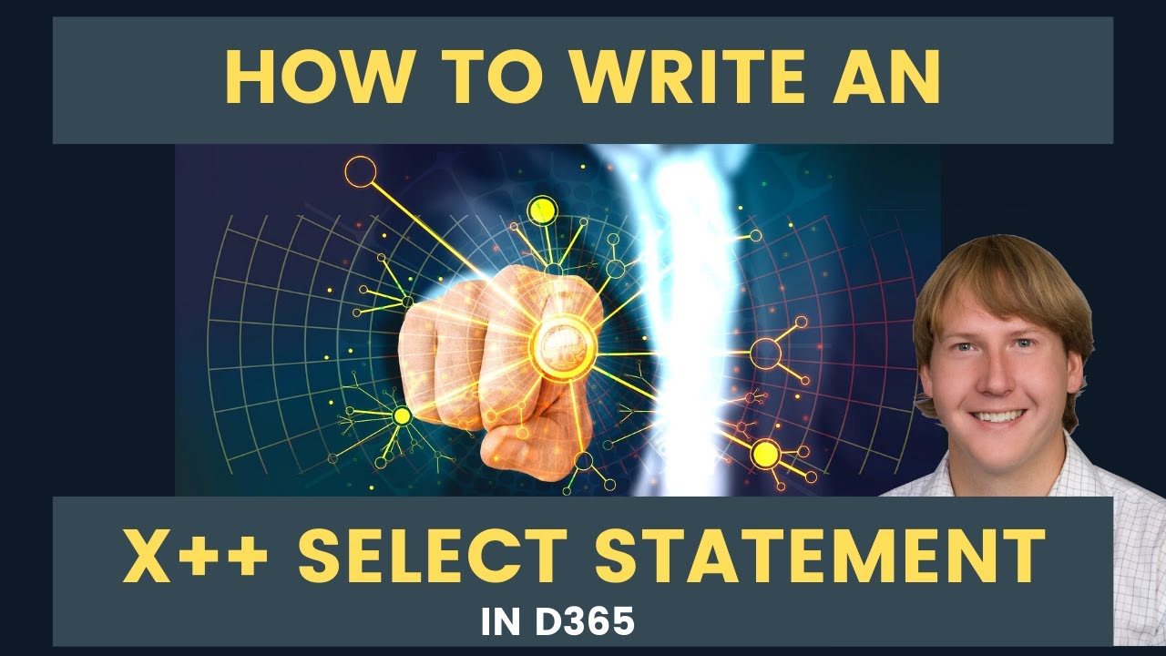 How To Write An X++ Select Statement