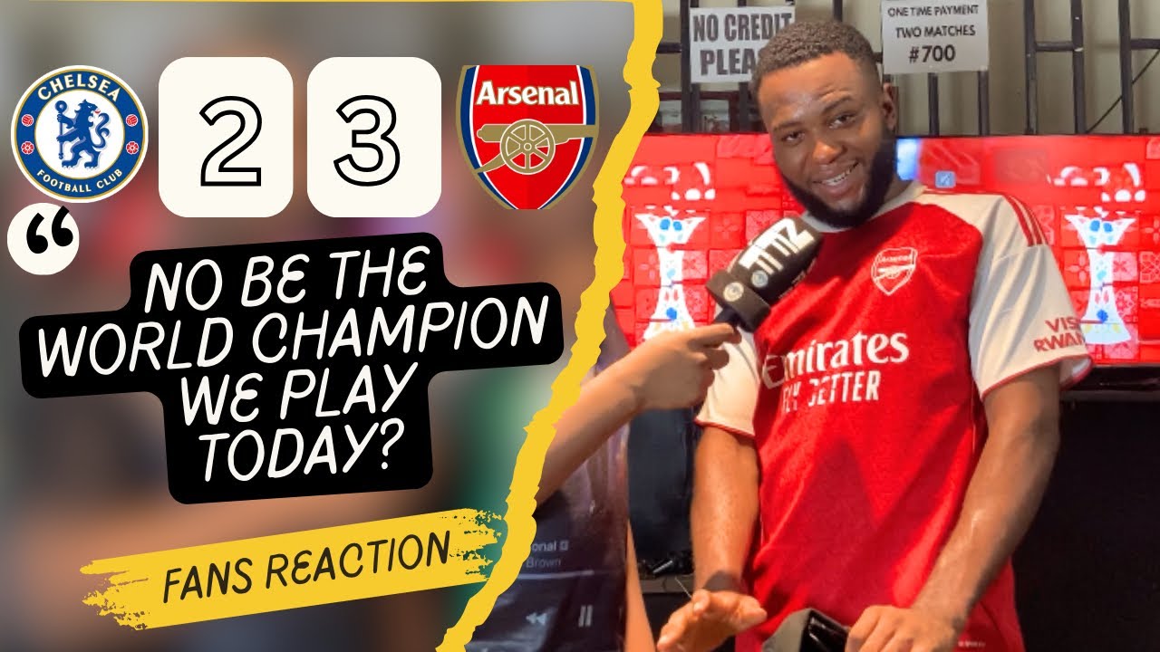 CHELSEA 2-3 ARSENAL (Adams- NIGERIAN FAN REACTION) Carabao cup 2025/26