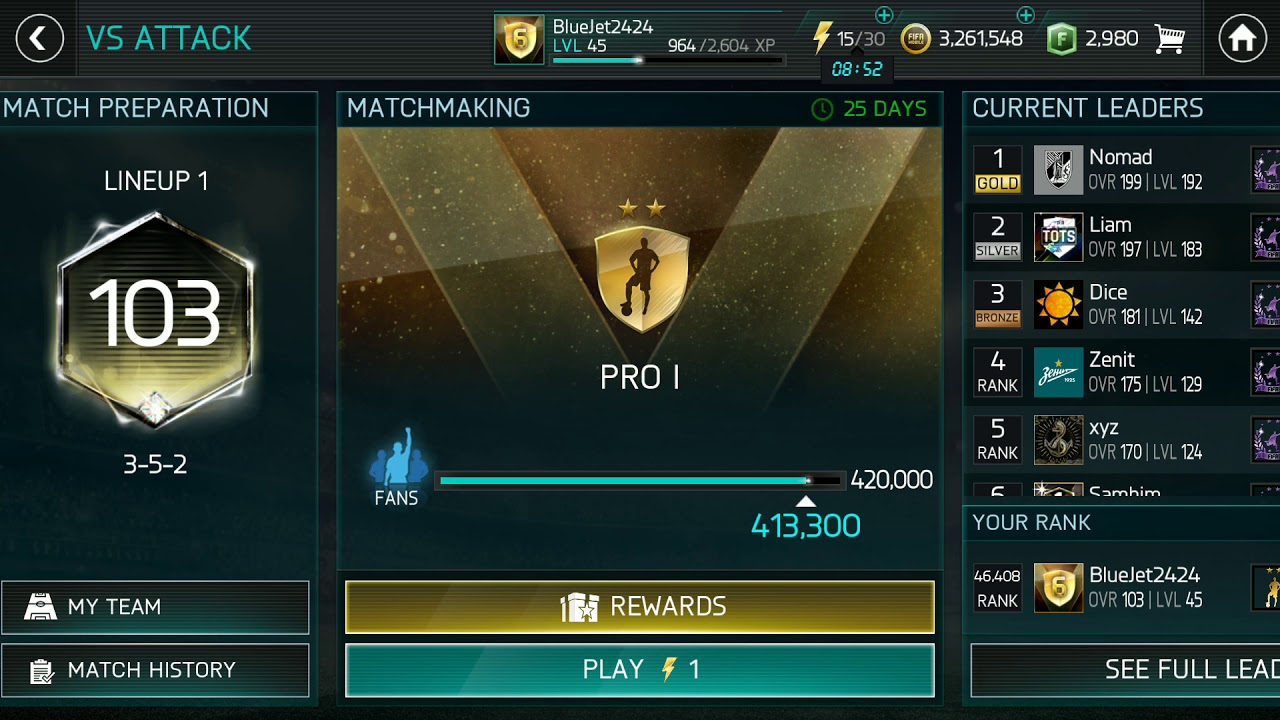 FIFA Mobile - VSA Season 6 Episode 2 - BlueJet2424