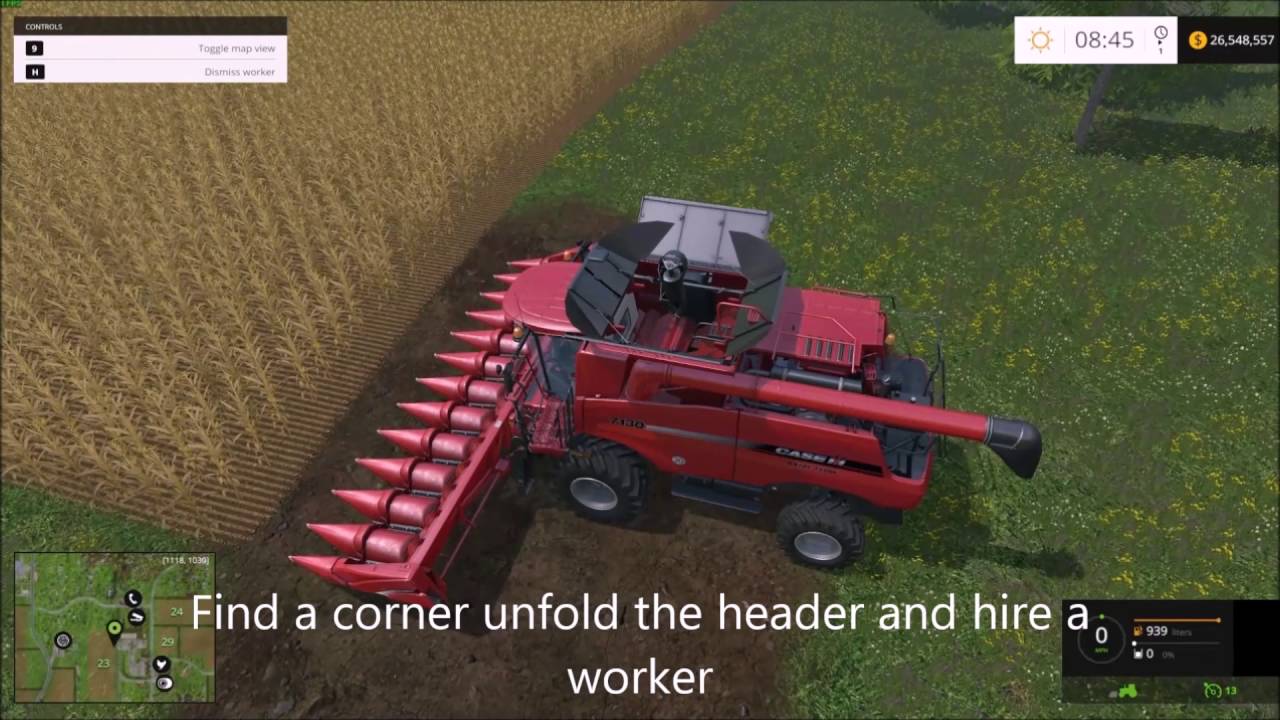 How To Plant And Harvest Crops On Farming Simulator 15 (FULL TUTORIAL)