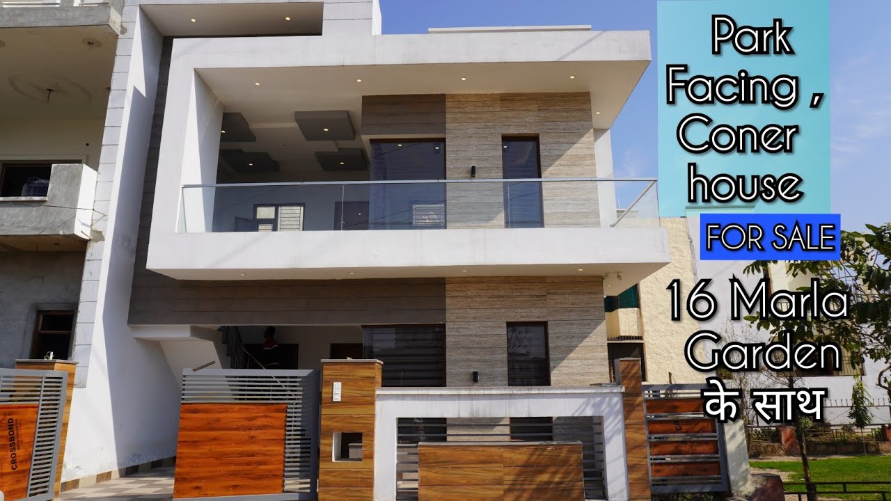 Independent Beautiful Design House ,25x45 Corner house with 16 marla Garden