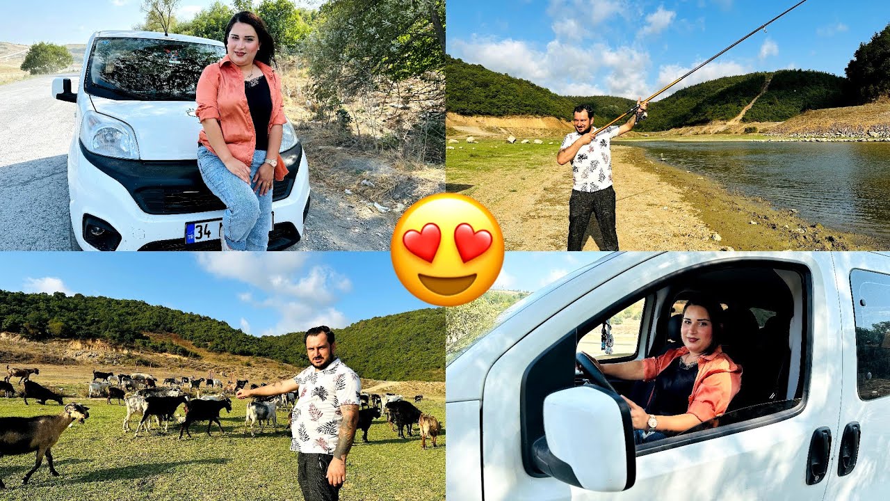 روشين عم تتعلم //تسوق سيارة 🚗 رحنا على البحر اصطادنا سمك🐟🐟 بس ما ضبطت مع محدين🥺😂😂