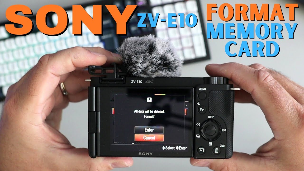 How to Format SD Card on Sony ZV-E10 Camera