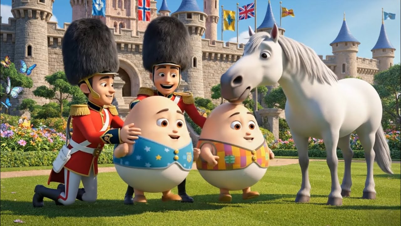 Humpty Dumpty Sat on a Wall | Nursery Rhyme for Kids | Ezylar Kids Songs