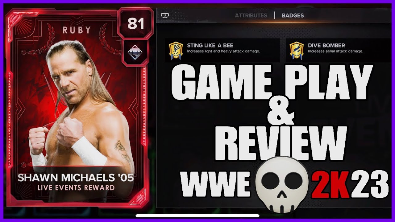 RUBY SHAWN MICHAELS WWE 2K23 MYFACTION #wwe2k23 #wwe #myfaction #2kpun