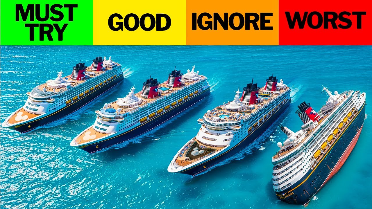 Ranking EVERY Disney Cruise Ship (Worst to Best!)