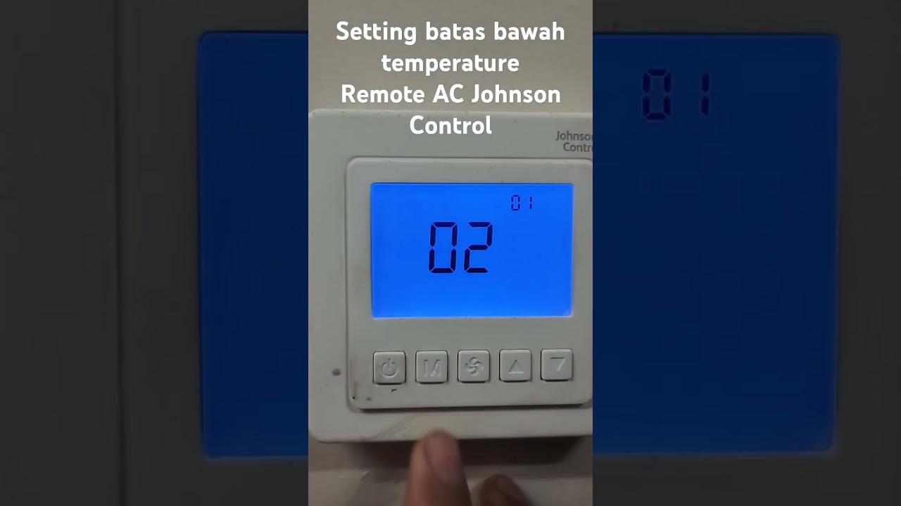 Setting Remote AC Johnson Control #johnson #johnsoncontrols #ahu #fcu