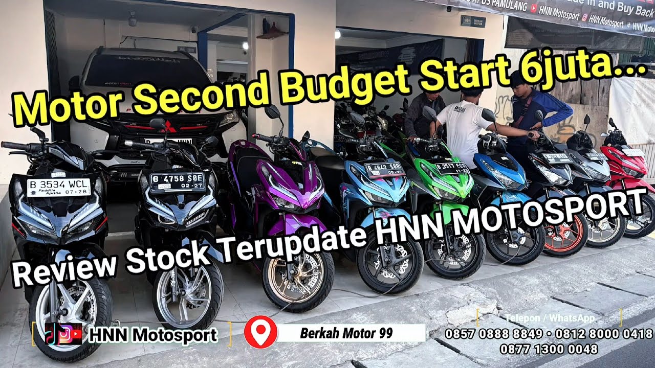 Showroom motor terbesar di tangerang selatan II Review stock Berkah Motor99