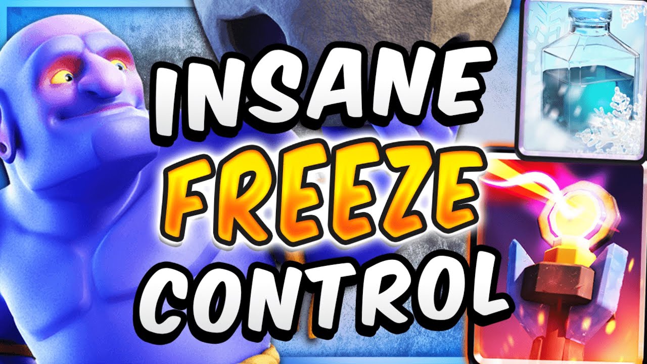 NO ONE EXPECTS THIS! ULTIMATE FREEZE CONTROL DECK &mdash; Clash Royale