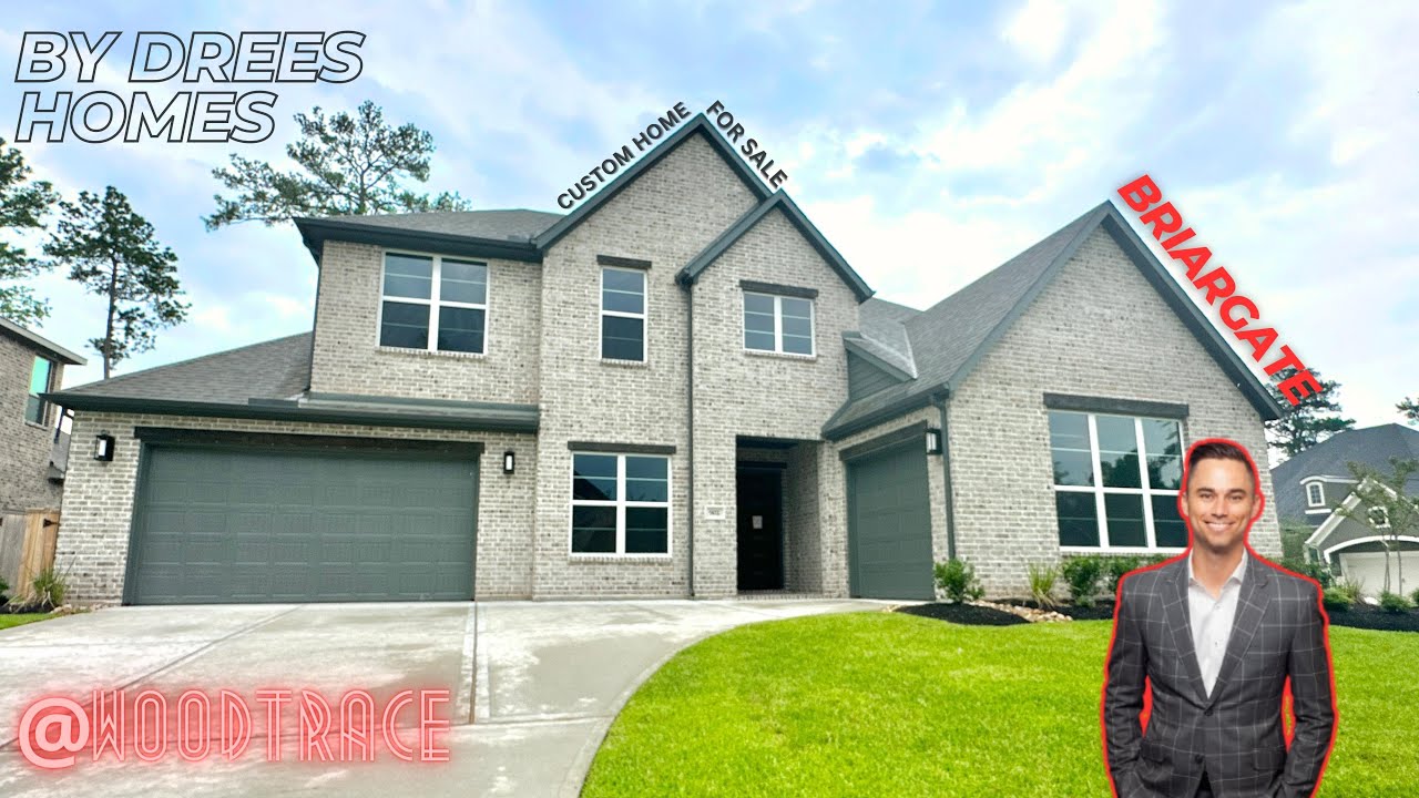 Drees Homes Briargate Houston | 4,640 SF | 5 Bedrooms | 5 Bath | Woodtrace New Home For Sale