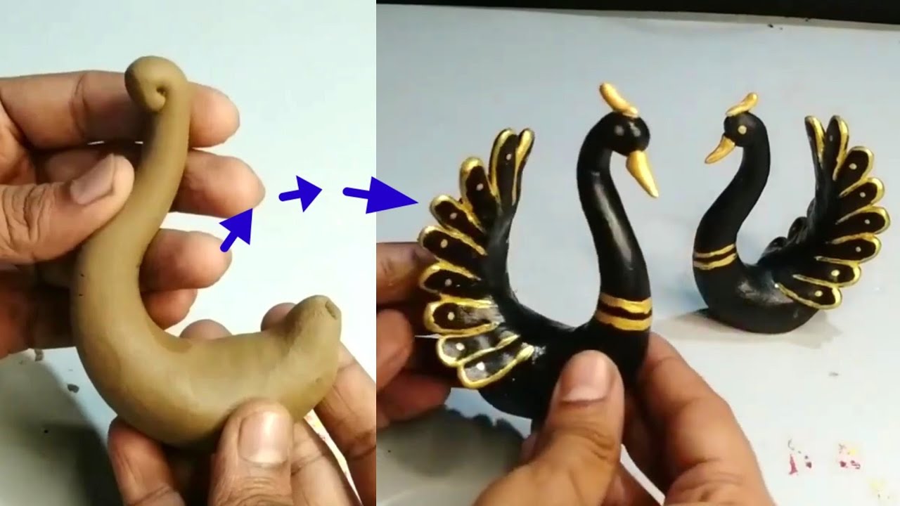 Mitti Ka Hans || Hans Kaise Banaen || How To Make Swan At Home