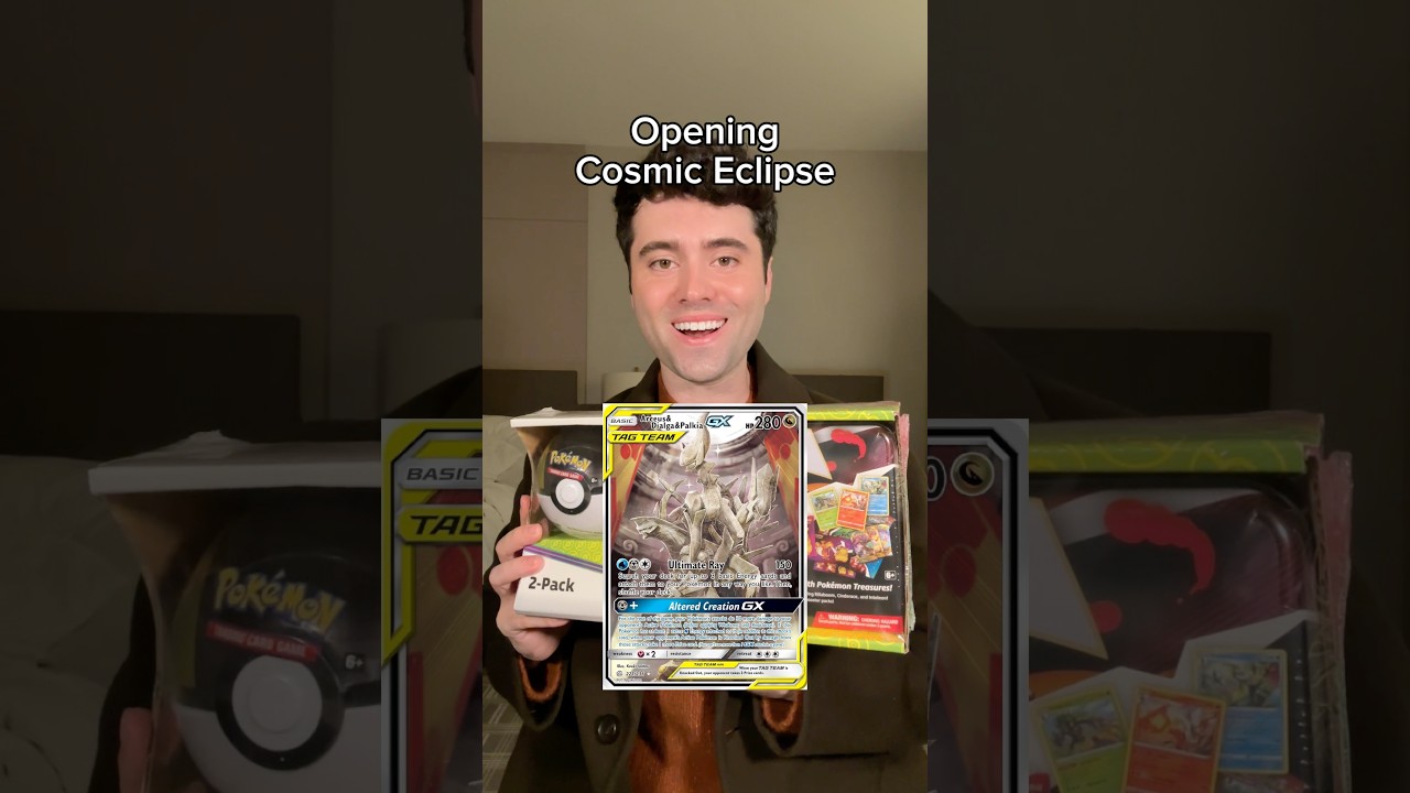 Opening Cosmic Eclipse #pokemoncards