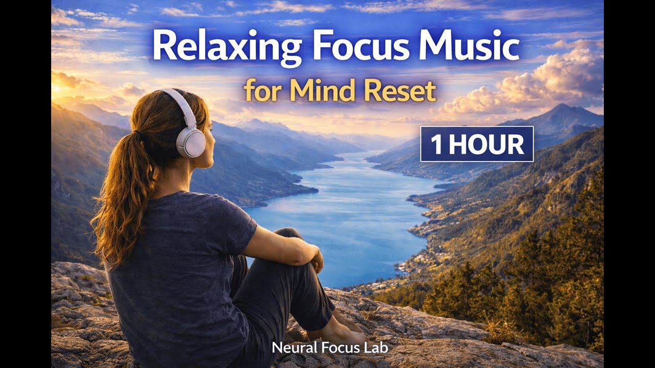 Relaxing Focus Music for Mind Reset | 1 Hour