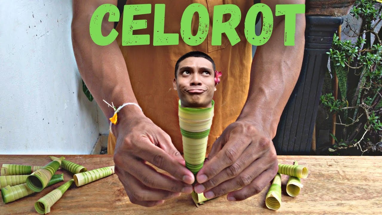 Membuat Jajanan Khas Purworejo, Proses membuat dari Janur atau Cetakan Celorot yang legendaris