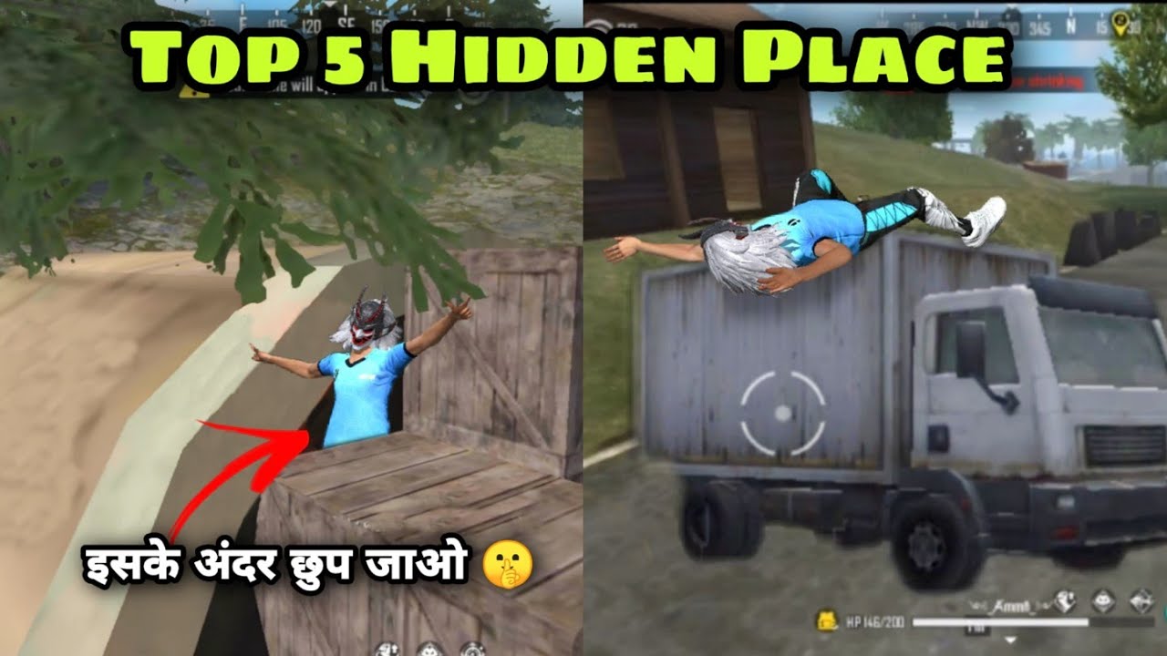 Top 5 Hidden Place Free Fire - para SAMSUNG A3,A5,A6,A7,J2,J5,J7,S5,S6,S7,S9,A10,A20,A30,A50,A70