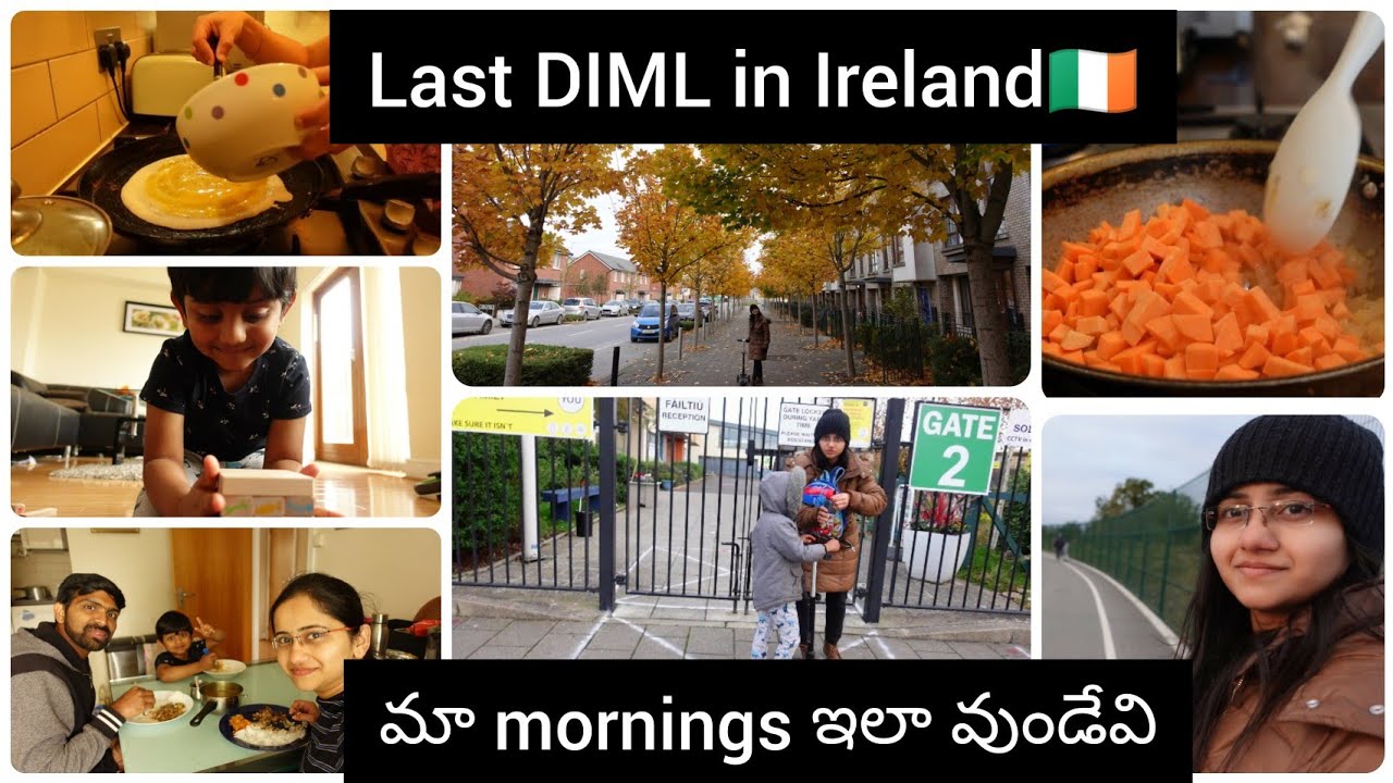 Morning routine| Last #DIML in Ireland | Self love & Care |sweet potato Recipe | Egg Dosa #vasapitta