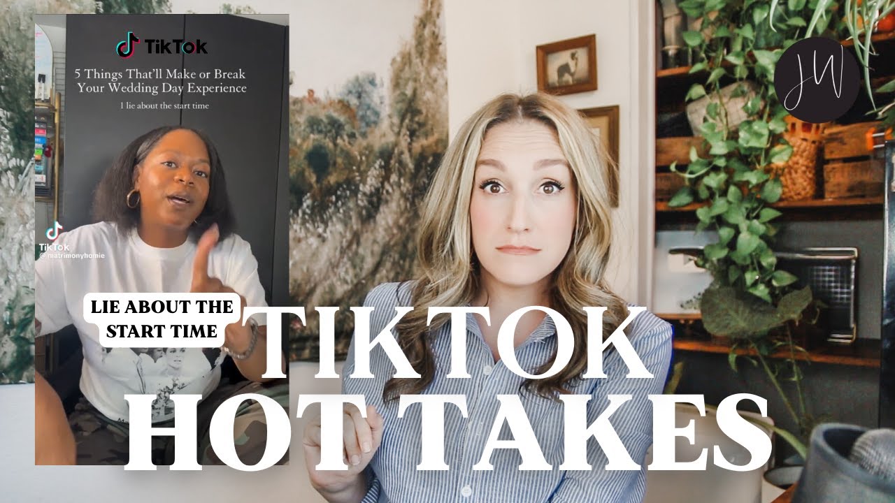 TikTok HOT TAKES | Lying to Your Guests?! Wedding Planner REACTS