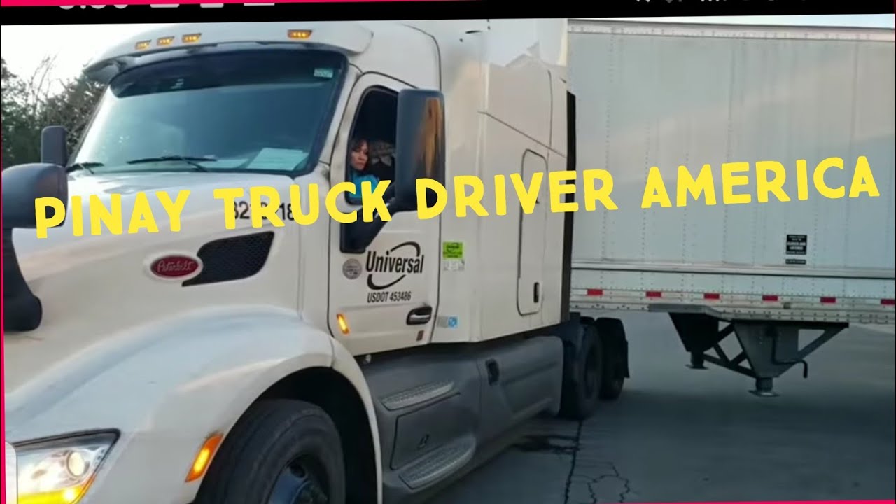 PINAY | FEMALE TRUCK DRIVER BACKING 18 WHEELERS TRACTOR TRAILER |AMERICA