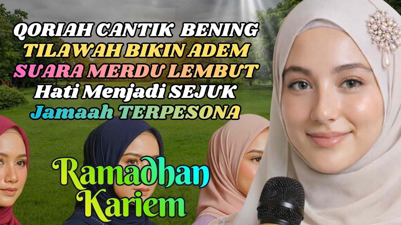 TILAWAH MERDU BULAN SUCI RAMADHAN🌙✨ //QORIAH BERSUARA SYAHDU❗membuat hati damai & penuh haru