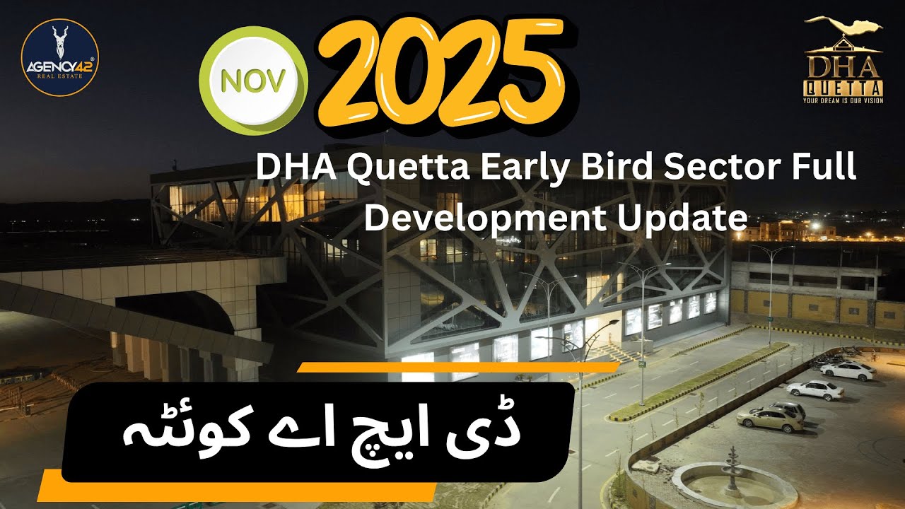 DHA Quetta Early Bird Sector Full Development Update | A1, A2, A3 Latest Progress Nov 2025 |Agency42