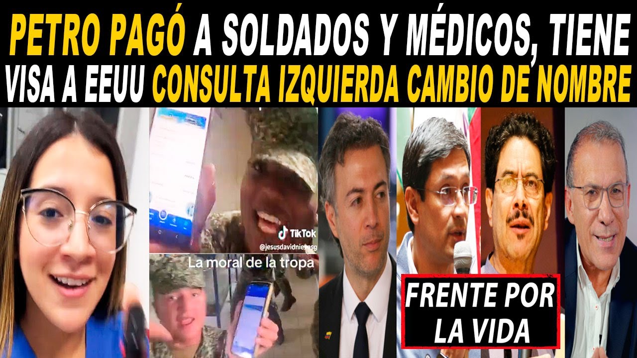 La última de reunión Trump Petro lista visa CRECE popularidad de presi medicos y soldados con sueldo
