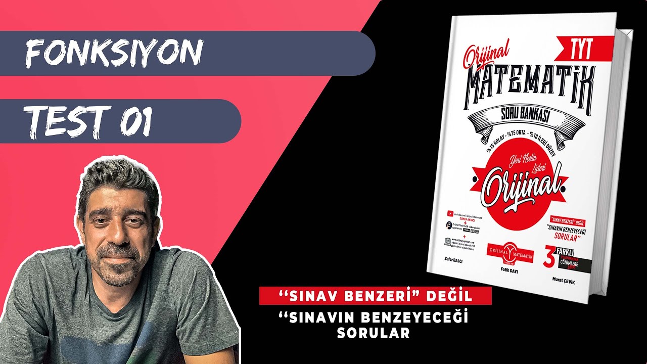 Fonksiyon TEST  01 | ORİJİNAL TYT SORU BANKASI | #yks2024