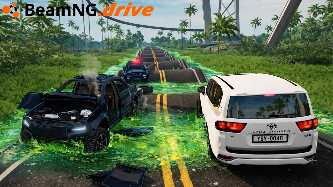 Autos Deportivos vs Carretera de Ácido