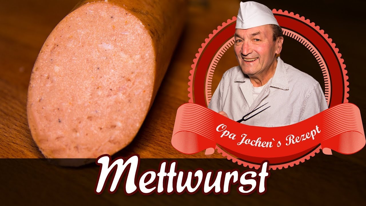 Mettwurst streichfähig selber machen - Teewurst - Opa Jochen´s Rezept