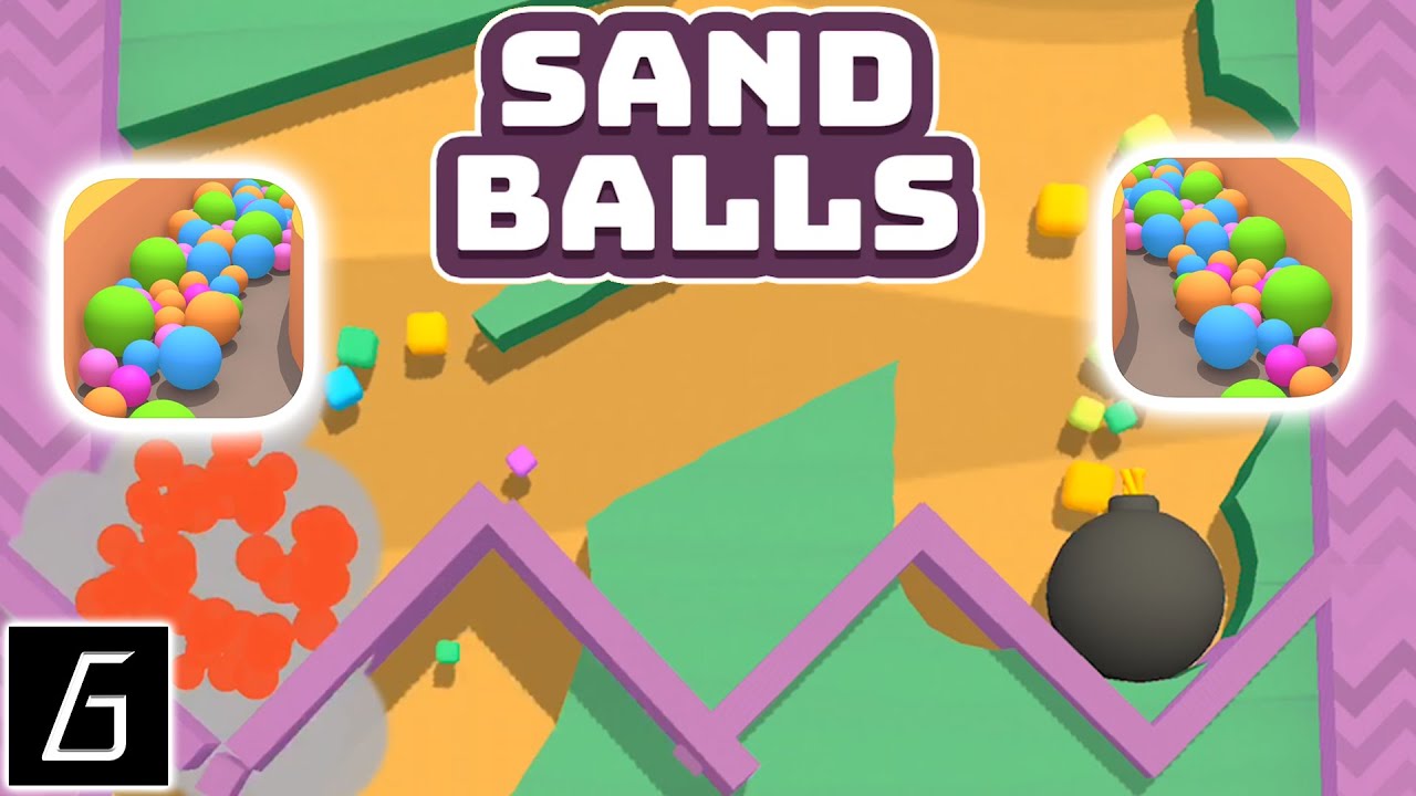 Sand Balls Gameplay - First Levels 1 - 25 (iOS - Android)