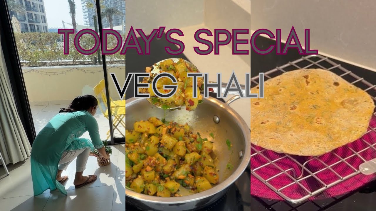 Ultimate Indian Veg Thali |Preparation Of Veg Thali l Delicious Veg Thali At Homel Waats On My Plate