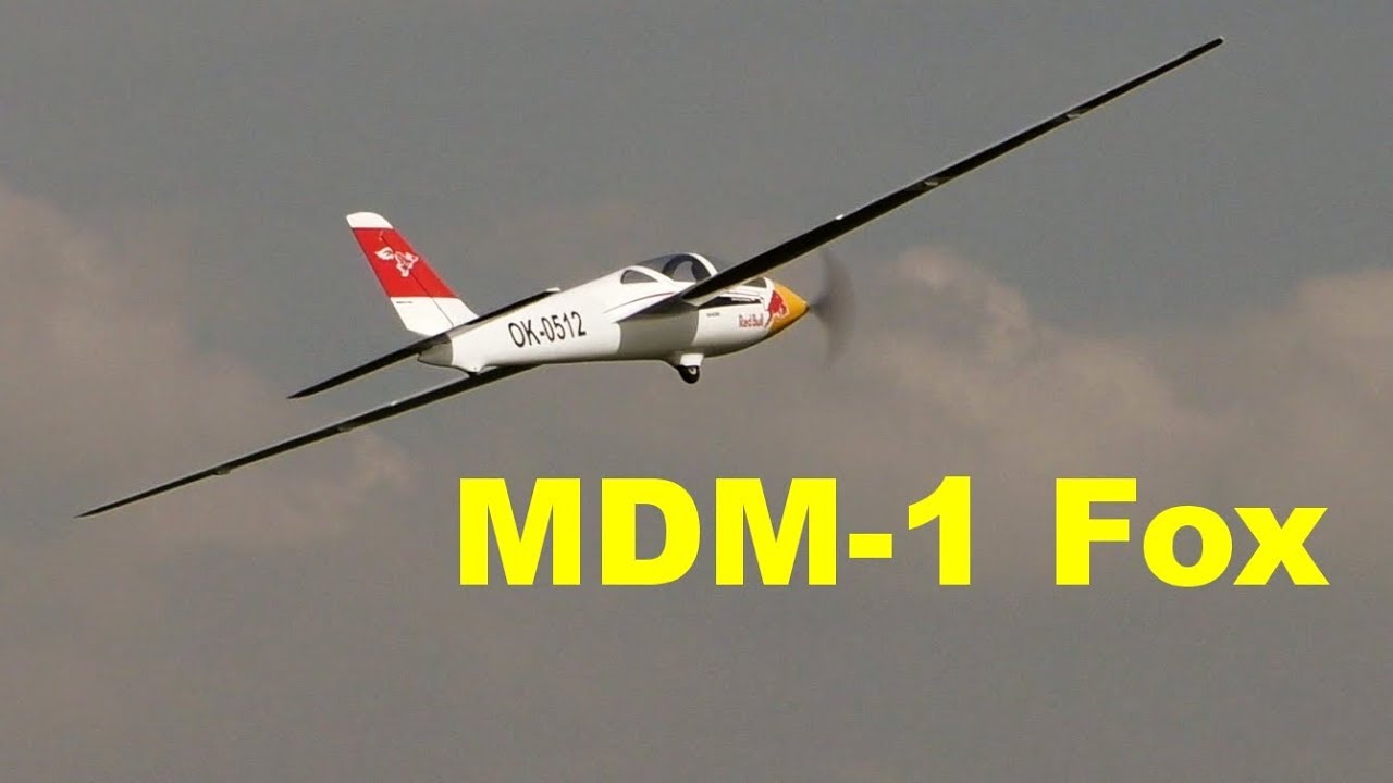 MDM-1 Fox, scale RC glider, electric powered, 2018