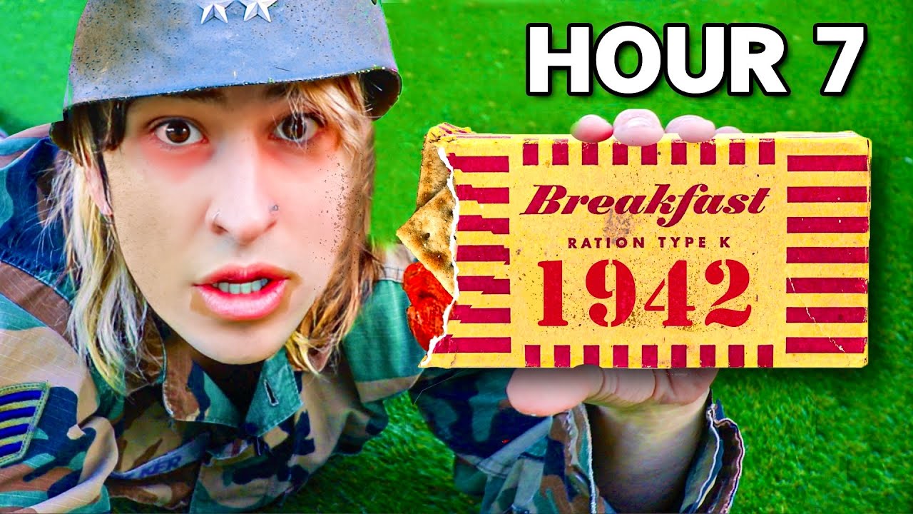 Eating Military Meals ONLY For 24 Hours