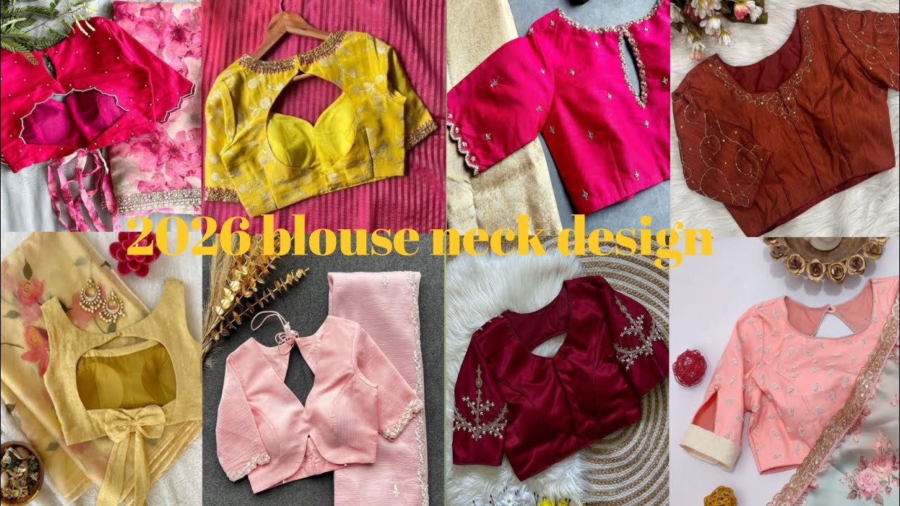 😍💯 Simple blouse neck design/Latest blouse design new/blouse neck design front/blouse design photo/