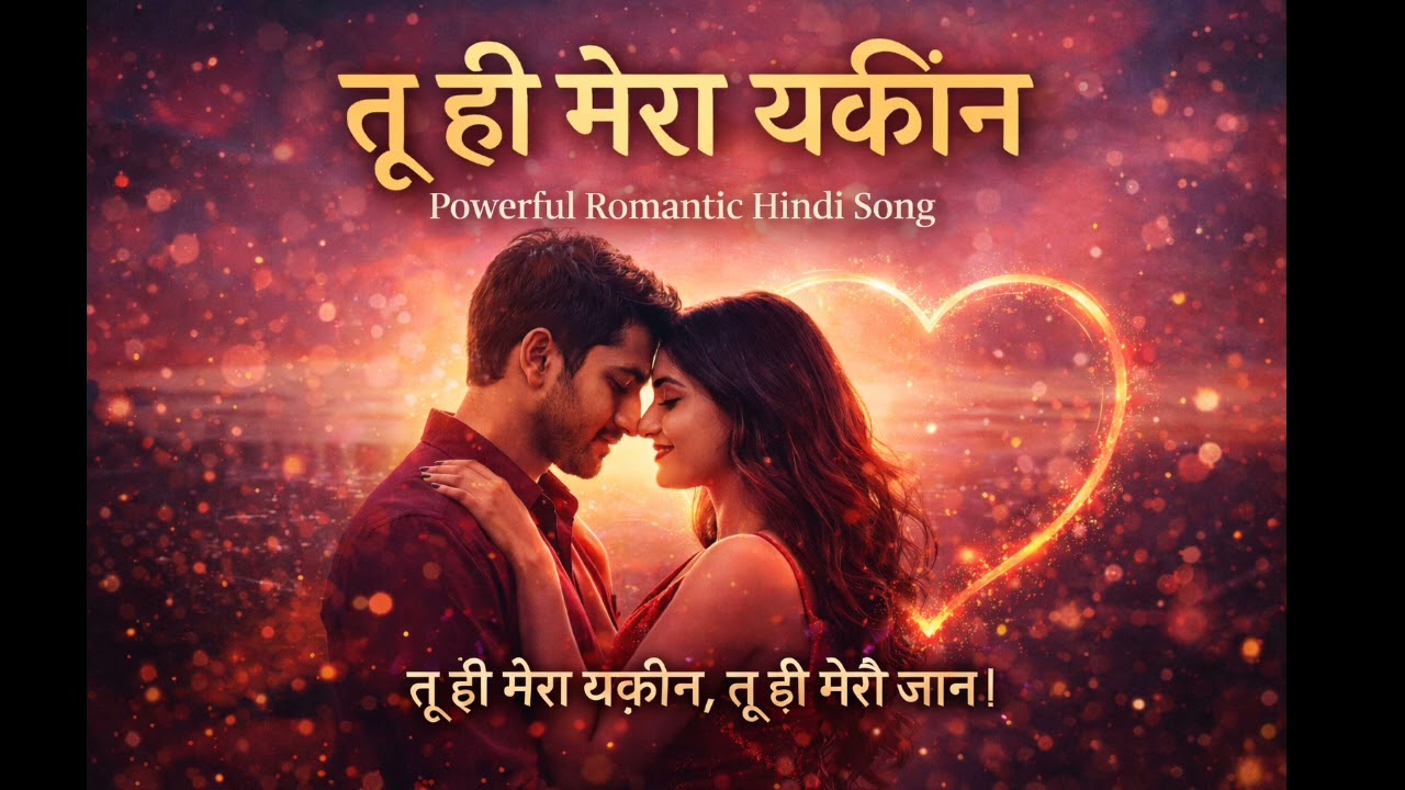 तू ही मेरा यक़ीन ❤️ | Heart Touching Romantic Hindi Song | New Love Song 2025