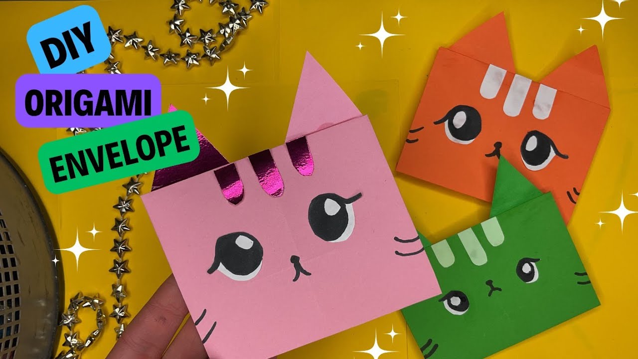 ★ Origami facile: PLIAGE D'ENVELOPPE avec du papier en 3 MINUTES!! ★