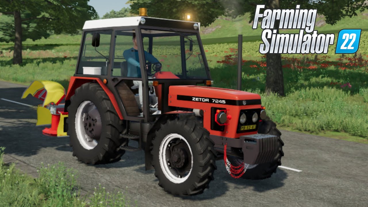 FS22 - Zetor 7245 TRACTOR - Farming Simulator 2022 vehicle mod