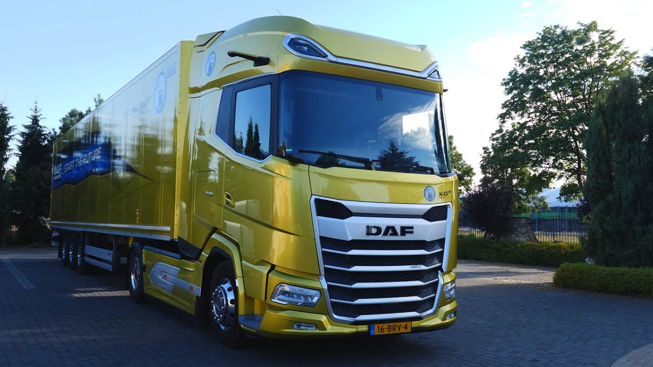 DAF XG+ przestronna kabina i kamery zamiast lusterek !