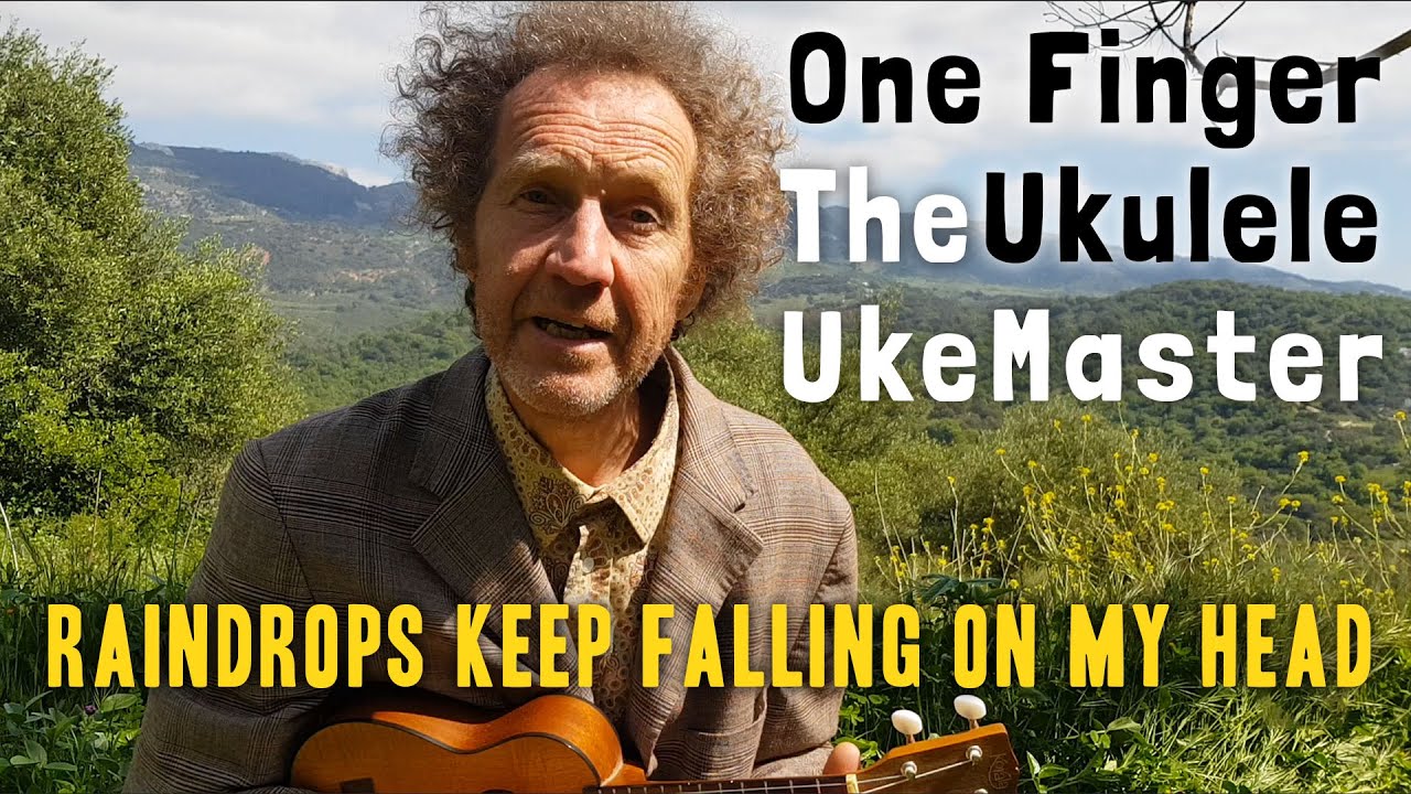 Raindrops Keep Falling On My Head - One Finger Ukulele tutorial