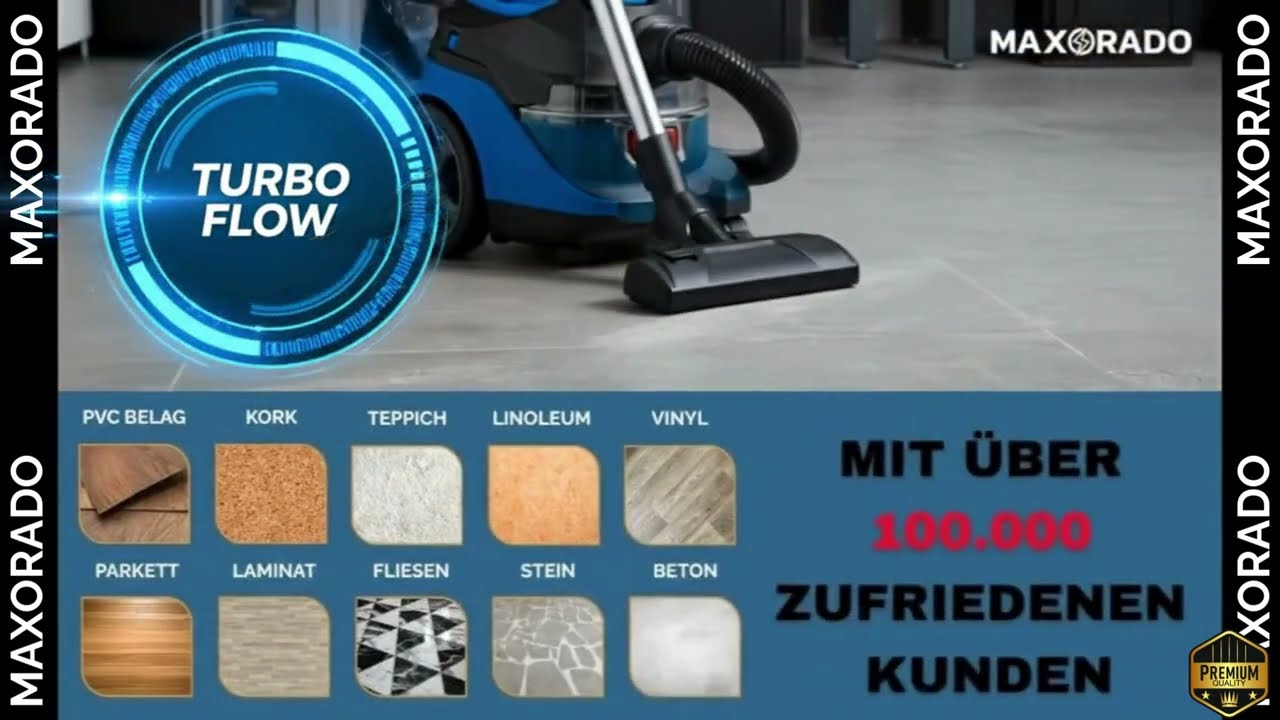 Maxorado Ersatzteil passend für Bosch GAS 18V-12 MC 18V-10 15 PS 20 L SFC 55 M AFC 35 25 Staubsauger