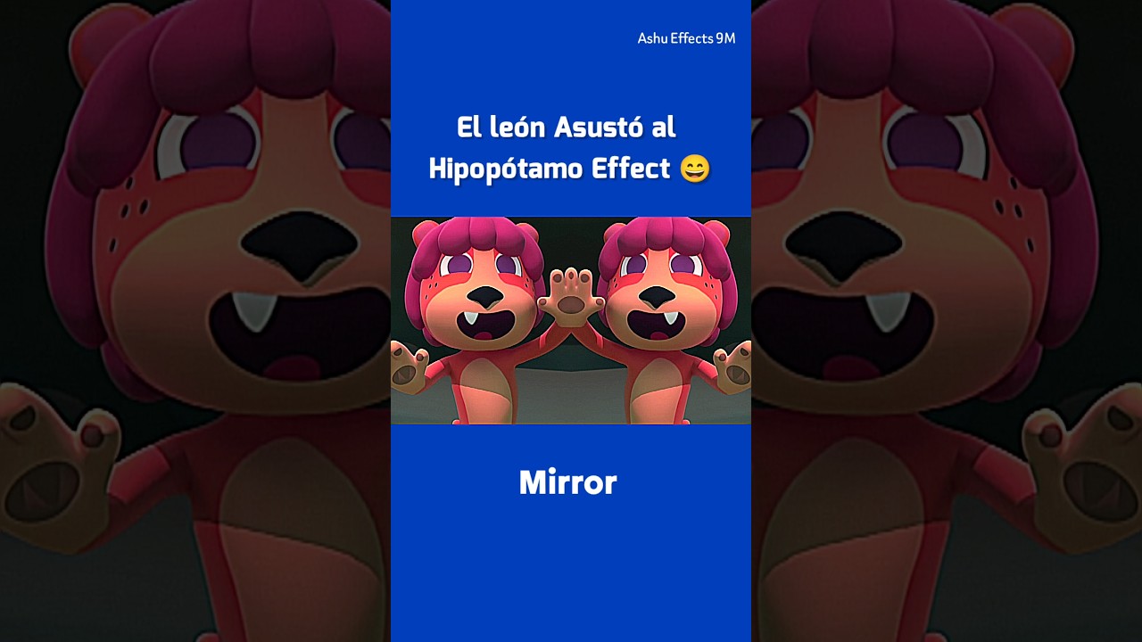 El le&oacute;n Asust&oacute; al Hipop&oacute;tamo Effect Funny Revision
