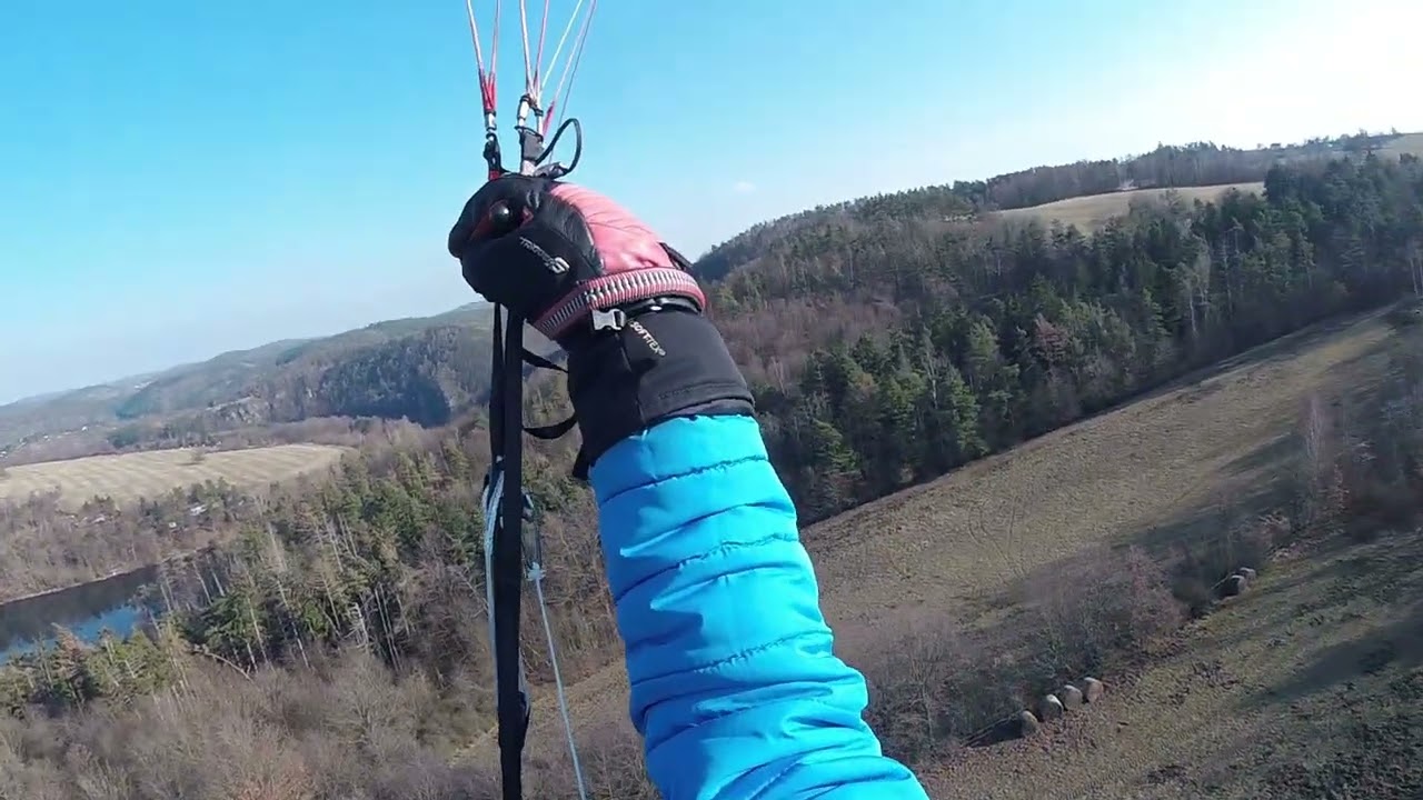 Chlum paragliding  sletík k vodě 3.3.2026